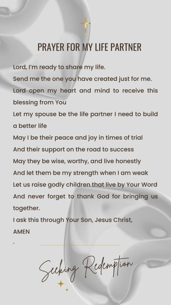 Powerful Bible Verses For Praying For A Life Partner